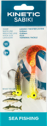 Kinetic Sabiki Loaded Twister UV
