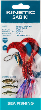 Kinetic Sabiki Loaded Shadtail Skirt UV