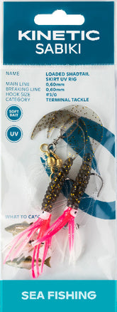 Kinetic Sabiki Loaded Shadtail Skirt UV